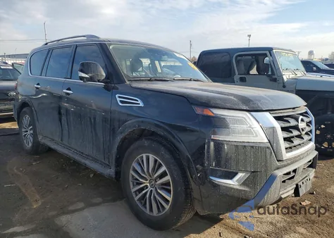 2023 Nissan Armada Sl из США, поврежденный, VIN JN8AY2BB4P9832832